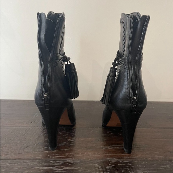 Coach booties. Used once. No scuffs. - Picture 5 of 6